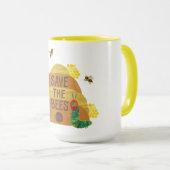 Mug La chenille très affamée Sauvez les abeilles (Devant droit)