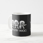 Mug La chimie déchire le groupe de rock scientifique (Devant gauche)