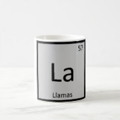 Mug La - Chimie des Llamas Tableau Périodique Élément (Centre)