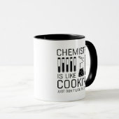 Mug La chimie est comme la Cuisine (Devant droit)