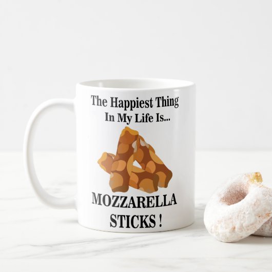 Mug La Chose La Plus Heureuse De Ma Vie Est Les Bâtons (Avec donut)