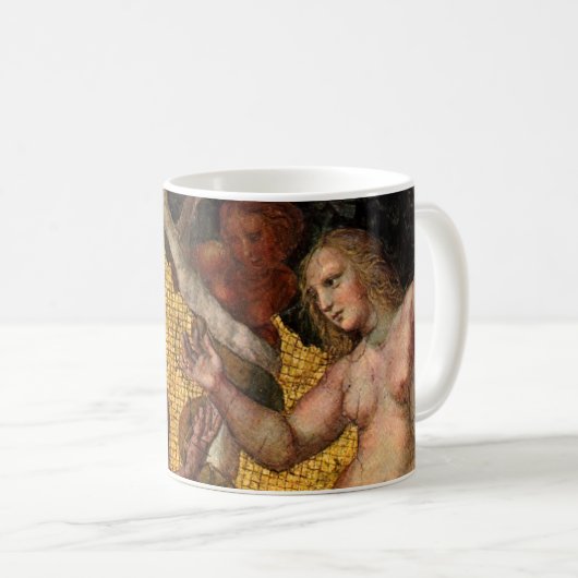 Mug La Chute - Adam et Eve de Raphaël Sanzio (Devant droit)