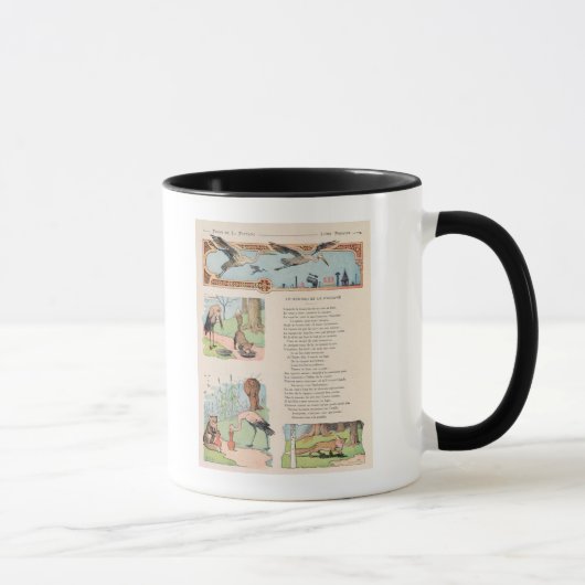 Mug La cigogne et le Fox des fables (Droite)