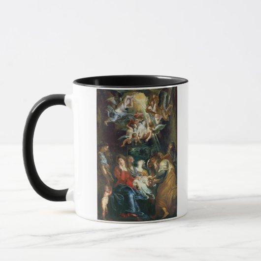 Mug La circoncision, c.1605 (huile sur la toile) (Gauche)