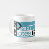 Mug La citation #26 de conception - formez suit la (Devant gauche)