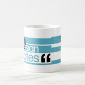 Mug La citation #26 de conception - formez suit la (Centre)