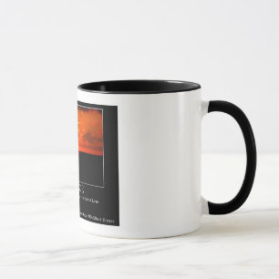 Mug La citation de Rumi et la PIC de coucher du soleil