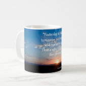 Mug La citation d'Inspriational est aujourd'hui un (Devant gauche)