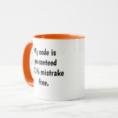 Mug La citation drôle d'informaticien citent la (Devant gauche)