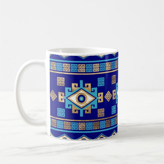 Mug La clé du méandre grec et l'oeil malin (Gauche)