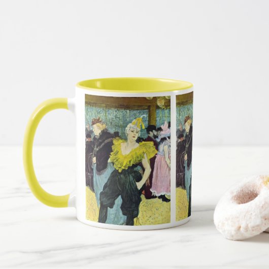Mug La Clownesse (clown) Cha-U-Kao par Toulouse Lautre (Avec donut)