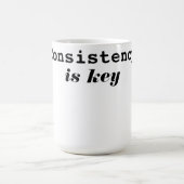 Mug La cohérence moderne est la clé de la typographie (Centre)