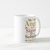 Mug La colère est un signal, pas une solution Citation (Devant droit)