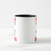 MUG LA COLÈRE N'EST QU'UNE LETTRE DU DANGER (Centre)