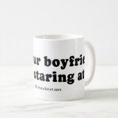 Mug La COLLECTE RAYE - "dites votre ami d'arrêter le (Devant droit)