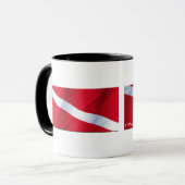 Mug La collection de drapeau de piqué (Devant gauche)