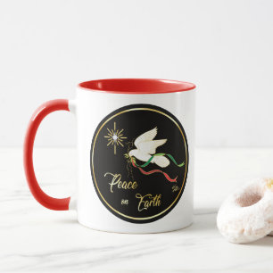 Mug La Colombe Blanche Propage La Paix Sur Terre