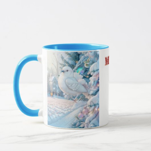 Mug La colombe de Noël : (Gauche)