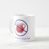 Mug la commémoratif-étoile, aucun koolaid, ne boivent (Devant gauche)