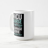 Mug La compassion rencontre le courage – Sans peur et (Devant gauche)