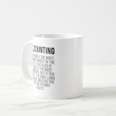 Mug La Comptabilité Est Peut-Être Le Sujet Le Plus Enn (Devant gauche)