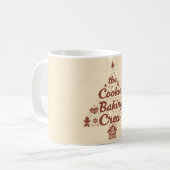 Mug La conception de sapin de Noël de l'équipe de cuis (Devant gauche)