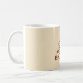 Mug La conception de sapin de Noël de l'équipe de cuis (Gauche)