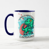 MUG LA CONCEPTION DES DEVIS DE DINOSAUR (Gauche)