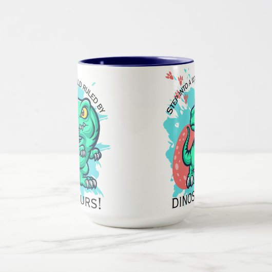 MUG LA CONCEPTION DES DEVIS DE DINOSAUR (Centre)