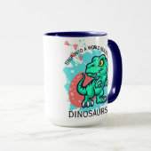 MUG LA CONCEPTION DES DEVIS DE DINOSAUR (Devant droit)