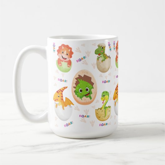 MUG LA CONCEPTION DES DEVIS DE DINOSAUR (Gauche)