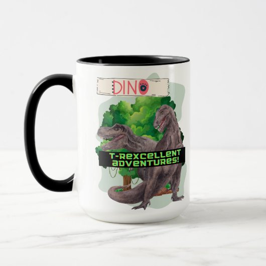 MUG LA CONCEPTION DES DEVIS DE DINOSAUR (Gauche)