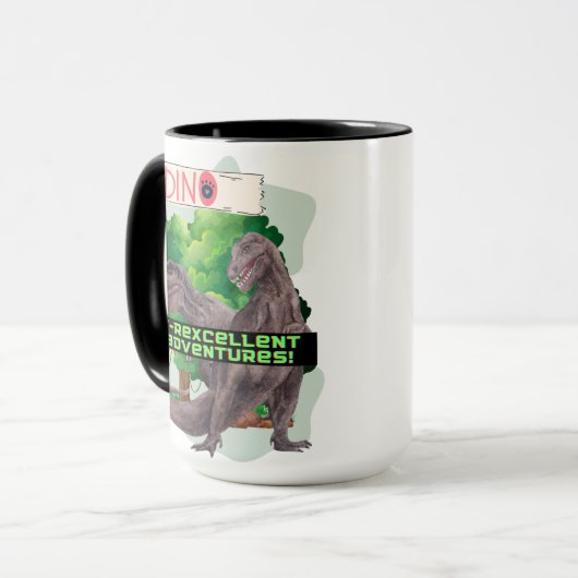 MUG LA CONCEPTION DES DEVIS DE DINOSAUR (Devant gauche)