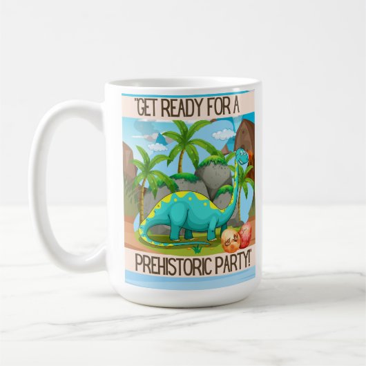 MUG LA CONCEPTION DES DEVIS DE DINOSAUR (Gauche)