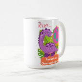 MUG LA CONCEPTION DES DEVIS DE DINOSAUR (Devant droit)