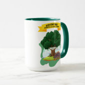 MUG LA CONCEPTION DES DEVIS DE DINOSAUR (Devant droit)