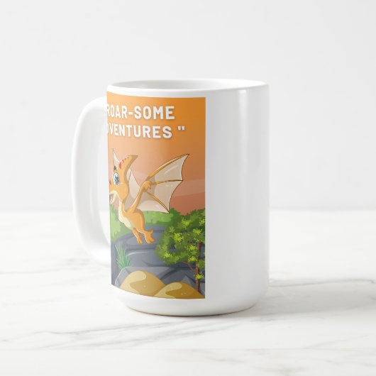 MUG LA CONCEPTION DES DEVIS DE DINOSAUR (Devant gauche)