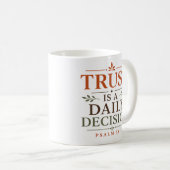 Mug La confiance est une décision quotidienne Dévozion (Devant droit)