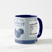 Mug La confiture d'amour aux bleuets de classe mondial (Devant droit)