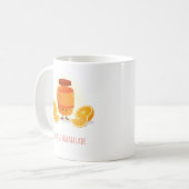 Mug La confiture d'oranges de sourire bloquent la (Devant gauche)