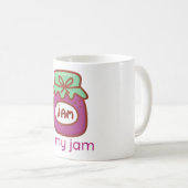 Mug la confiture est ma confiture (Devant droit)