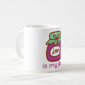 Mug la confiture est ma confiture (Devant gauche)