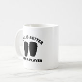 Mug La Conga bat du tambour des conceptions (Devant gauche)