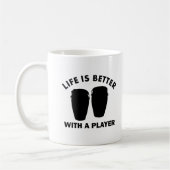 Mug La Conga bat du tambour des conceptions (Gauche)