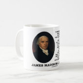 Mug La connaissance de James Madison régissent pour (Devant gauche)