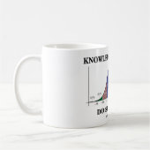 Mug La connaissance est puissance font des (Gauche)