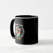 Mug La conscience de l'autisme de l'amour de la tante (Devant gauche)