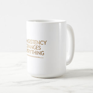 Mug La constance change tout – Motivation pour re