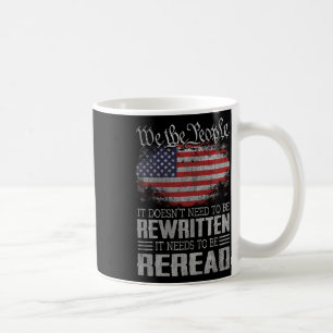Mug La Constitution Américaine Du Drapeau Des Etats-Un