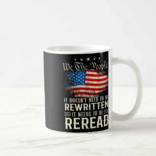Mug La Constitution Américaine Du Drapeau Des Etats-Un